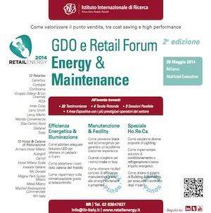 Gdo & Retail Forum Energy & Maintenance torna a Milano
