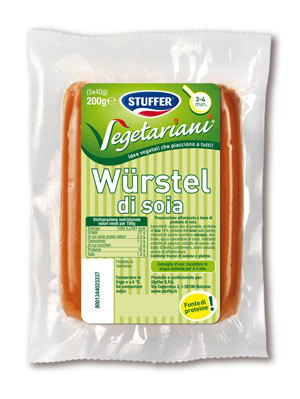 Stuffer presenta i Würstel di soia 