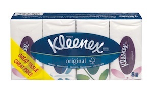 Kleenex lancia il formato pocket dei suoi fazzoletti