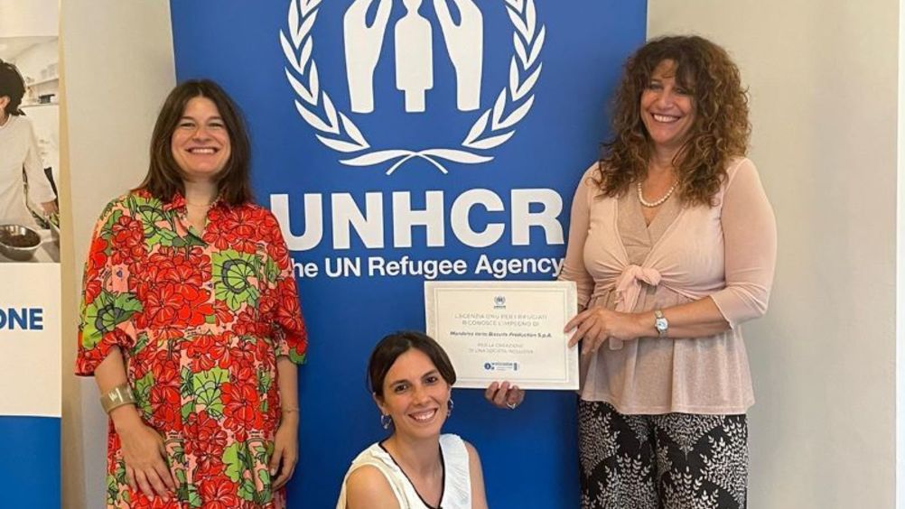 ​UNHCR conferisce un riconoscimento al Gruppo Mondelēz International Italia