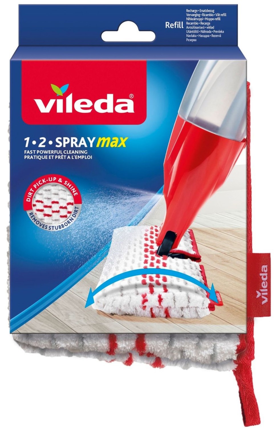 Vileda presenta il nuovo sistema lavapavimenti 1-2 spray max