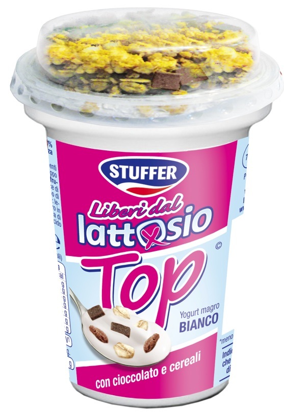 Stuffer Liberi dal Lattosio: la gamma si allarga con il nuovo Top Yogurt Mix