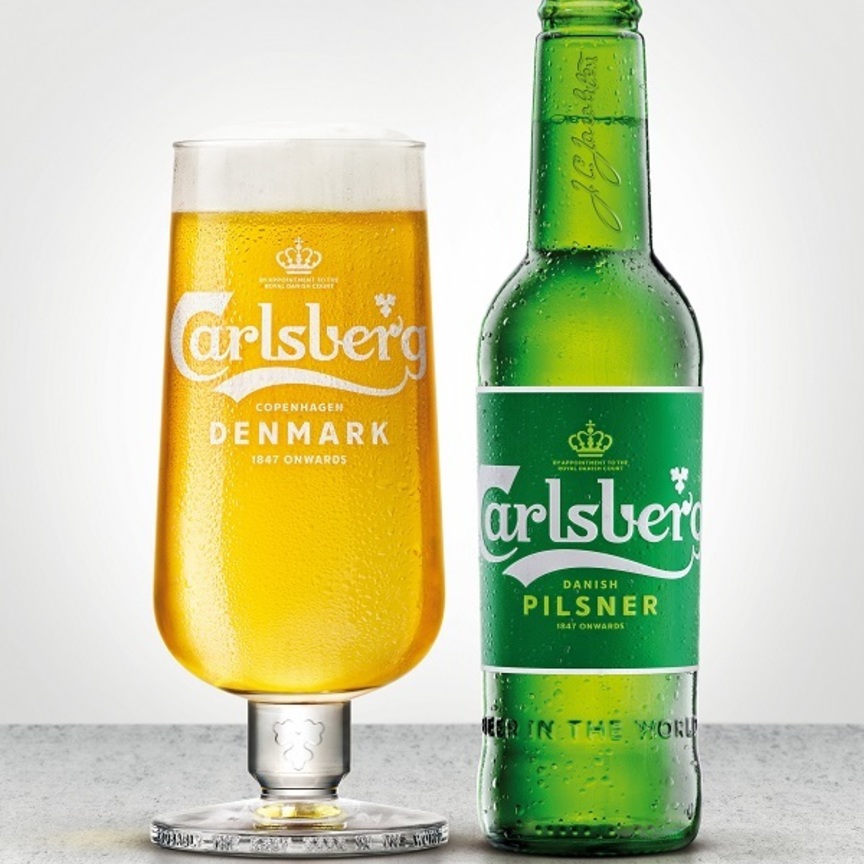 Danimarca Bottiglia di Birra Corona Tappo ~^~ Carlsberg Brewery ~^~ Copenhagen 