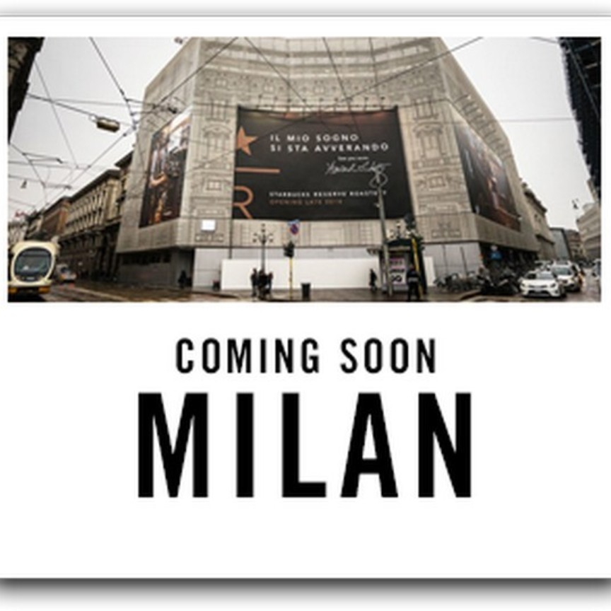 Starbucks Milano Cordusio apre in autunno 2018 e parte con le assunzioni