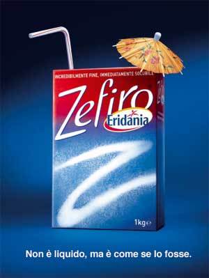 Zefiro: advertising in dolcezza