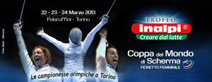 Inalpi title sponsor della Coppa del Mondo di Fioretto 2013
