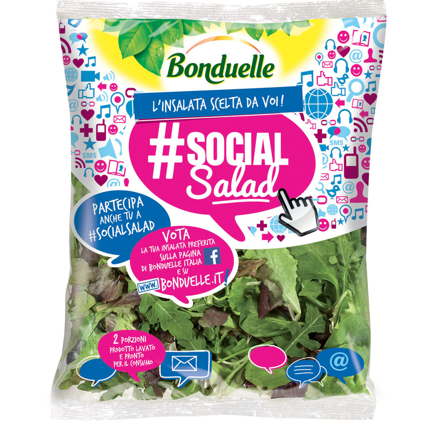  Bonduelle propone la prima #SocialSalad 