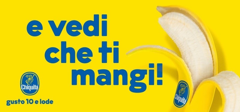 ​Chiquita torna in TV con “gusto unico, in tutta Italia”