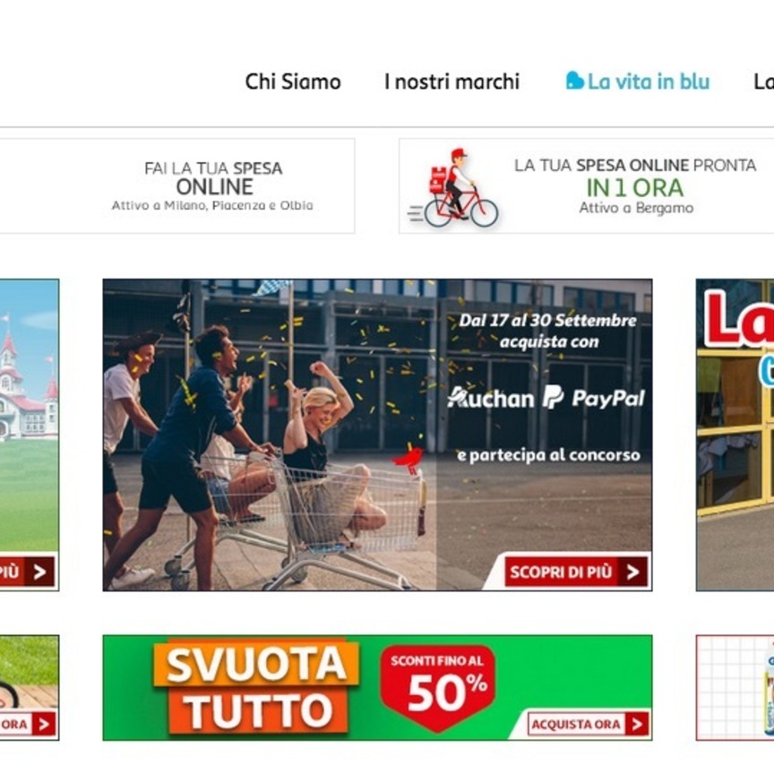 Auchan Retail Italia siglano una partnership strategica con Paypal