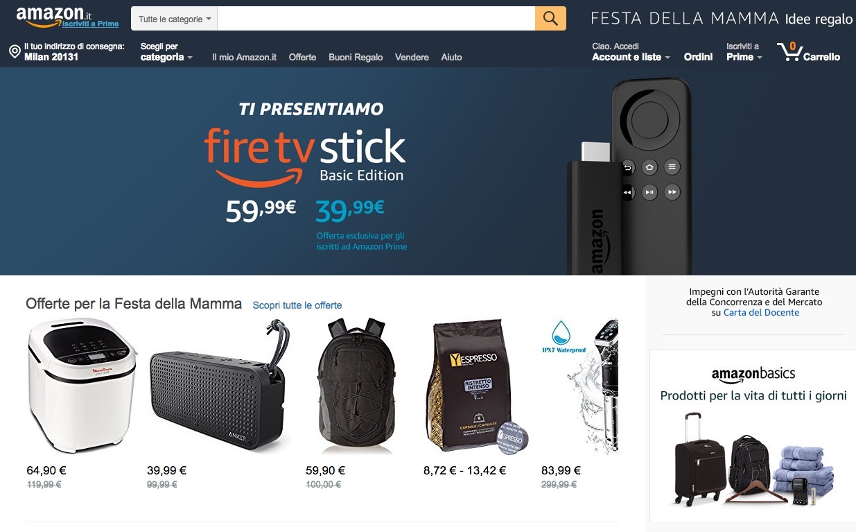 Amazon aprirà un nuovo deposito di smistamento a Buccinasco